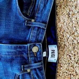 Paige Bell Canyon Flare Jeans Womens 26 High Rise